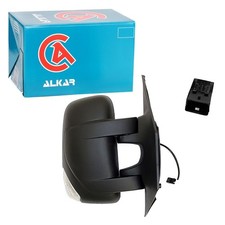 ALKAR Rétroviseur Chauffé Convexe Droite Convient pour Nissan NV400 Opel Movano