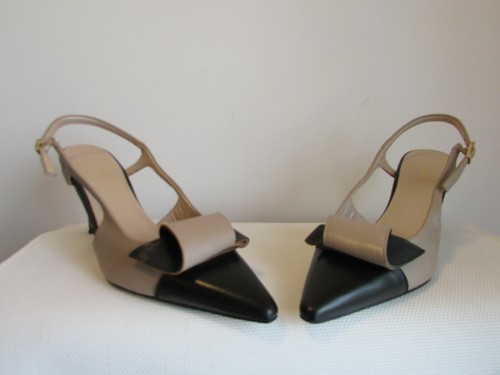 Escarpins heyraud cuir - cuir, taupe