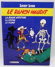 BD 1986 EO Dargaud Lucky Luke Le Ranch Maudit Morris TBE