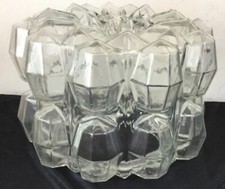 verre de plafonnier d HELENA TYNELL par limburg  vintage design 50/60