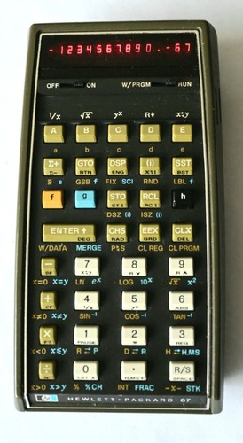 Hp67 calculator very good - calculator,