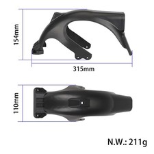 Garde boue arrière léger