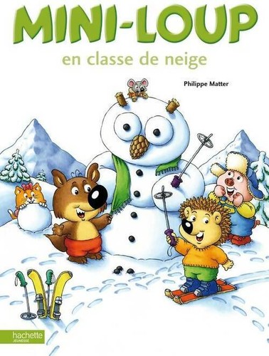 Mini loup classe - en, neige