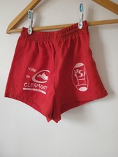 Short rouge Epsport T XS 100 % polyester taille élastique Ville de Clermont