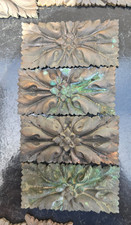 4 BRONZES ROSACES ELEMENTS
