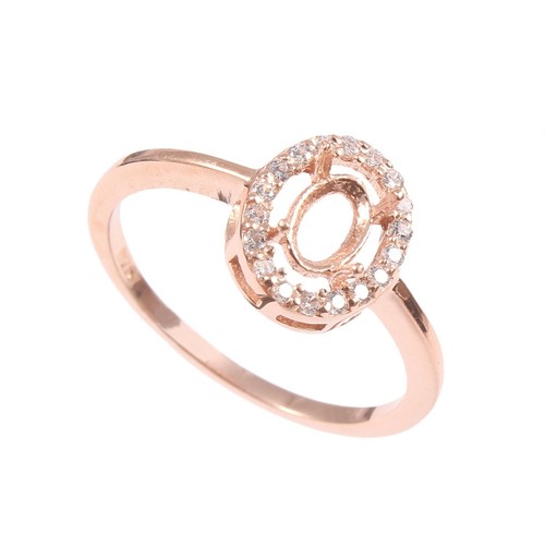 Bague semi monture - , radium