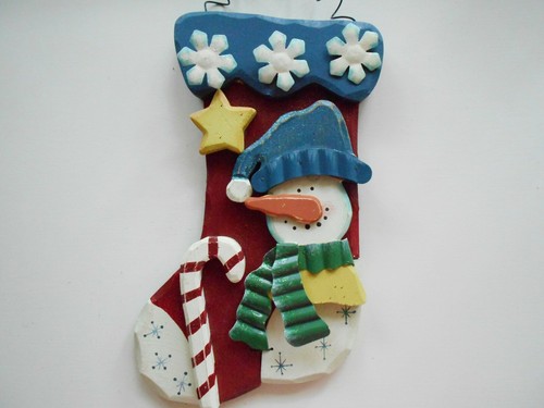 Snowman stocking candy - stocking,