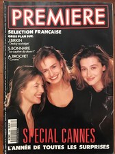 PREMIERE N° 158  Spécial CANNES BIRKIN BONNAIRE BROCHET Wenders Garbo