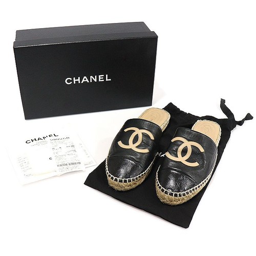 Chanel mules éspadrilles - chanel, en