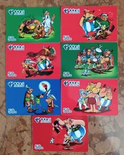 7 TELECARTES ASTERIX ET OBELIX  (cartes téléphoniques)  Réf. E 119