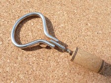 Antique French Pocket Traveling Iron Corkscrew 