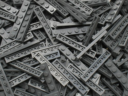 Lego dkstone plate - dkstone, 1x6