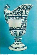 Art - Musée des Beaux Arts de Rouen - Faience de Rouen - Aiguière camaieu bleu -