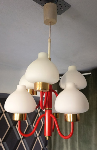Vintage lustre spoutnik - lustre,