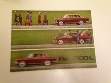 FIAT 1500 L  rare dépliant brochure publicitaire    C5