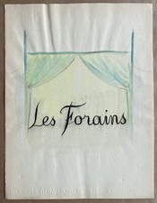 Dessin Aquarelle Rideau Scène