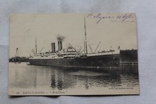 Cpa 1917, Saint Nazaire, "Rochambeau", bateaux, paquebot, Loire Atlantique 44