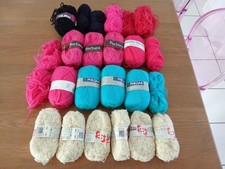 Pelotes de laine Phildar, 3 suisses, Bergère de France, etc