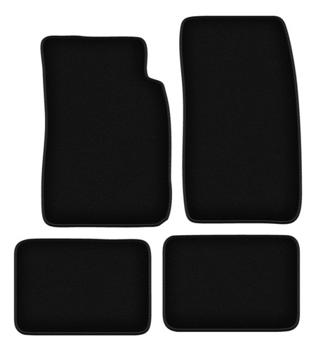 Tapis sol velours noir - tapis,