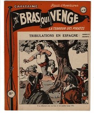 "CAPITAINE BRAS QUI VENGE" 1946  n° 10  A.Carignan R.Dansler  RARE  BE