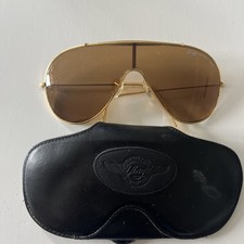 Lunette De Soleil Ray-ban Wings B&L Monture Doré Avec Étui D’origine