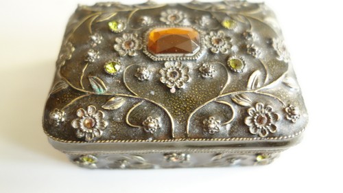 Ancienne boite etain metal - boite, en