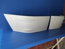 SUBARU IMPREZA PRO Front Bumper Fog Covers Set Fiberglass WRX STI 2002 2003