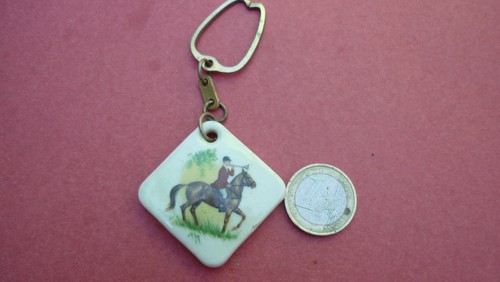Porte cle porcelaine - cle, en