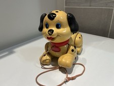 Ancien petit chien tirer - chien,