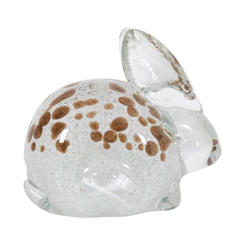 Presse papier verre - , lapin