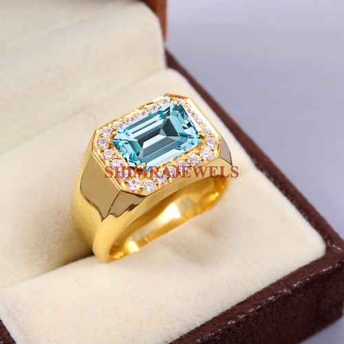 Bague topaze bleue - topaze,