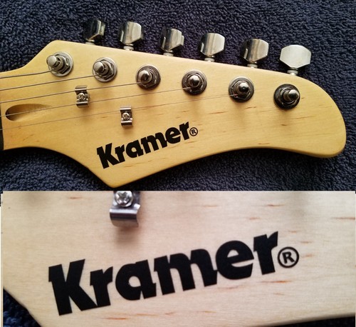 Kramer guitar headstock logo - headstock,