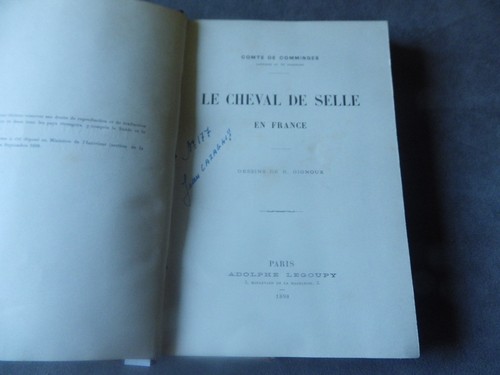 Comte comminges cheval - de,