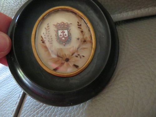 Ancien reliquaire cheveux - reliquaire,
