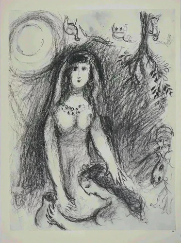 Marc chagall héliogravure - chagall, la