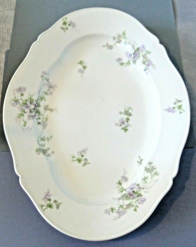 Plat service ovale - , ancien
