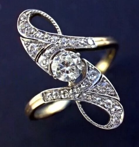 Bague fiançailles ancienne - de,