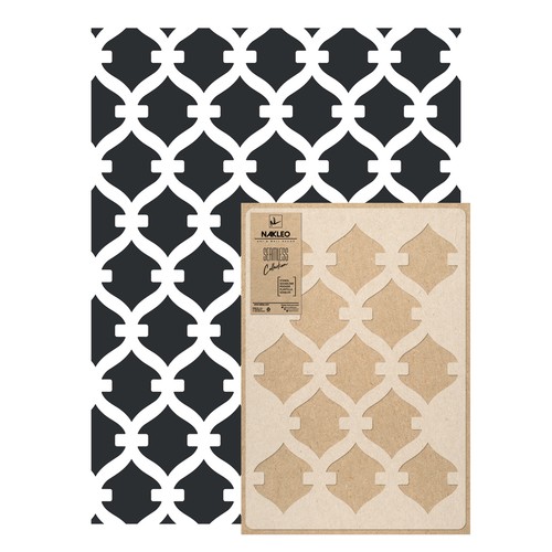 Marocain pochoir plastique - en,