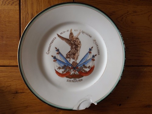 Ancienne assiette société - ancienne,