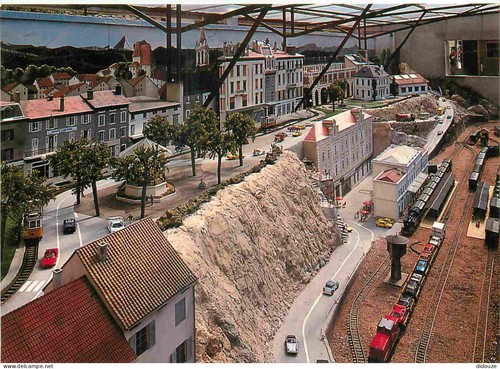 Carte postale trains - postale,