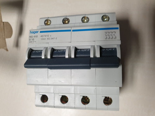 Hager nfn410 disjoncteur 10a - hager,
