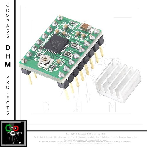Stepper motor driver - a4988,