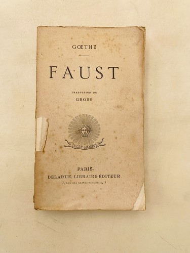 Goethe faust delarue - goethe,
