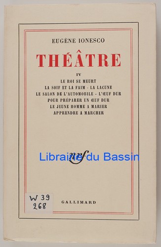 Théâtre tome roi se - théâtre, iv.