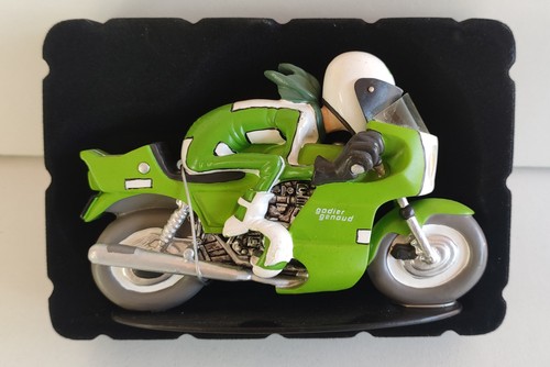Figurine moto résine joe - résine,