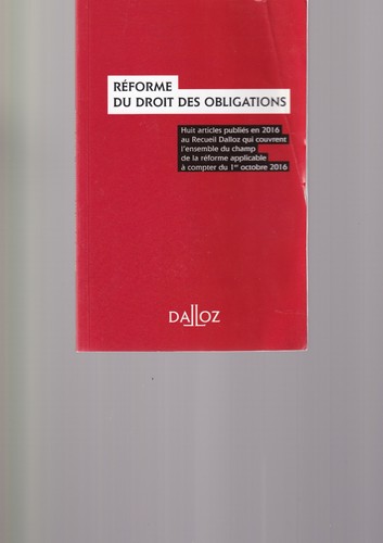 Dalloz reforme droit des - dalloz,