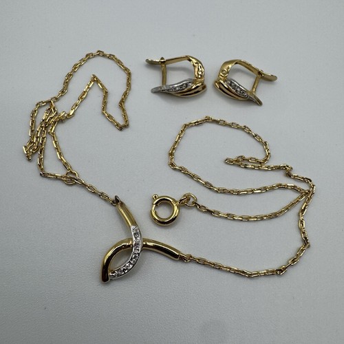 Parure collier boucles - et,