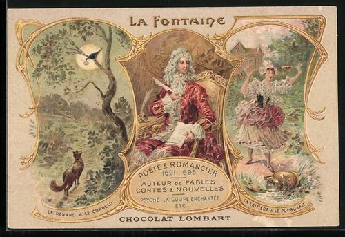 Lithographie chocolat lombart - chocolat,