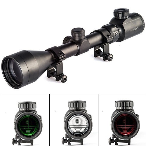 9x50 rifle scope mil dot - 3-9x50, e