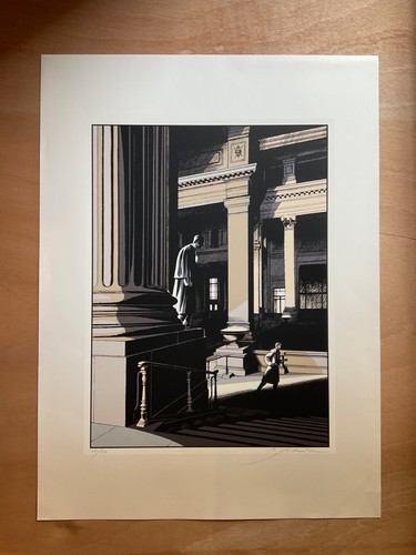 Serigraphie signée schuiten - signÉe,